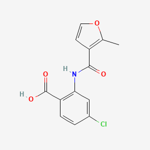 4-Chloro-2-(2-methylfuran-3-amido)benzoic acid