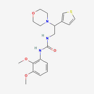 1-(2,3-Dimethoxyphenyl)-3-(2-morpholino-2-(thiophen-3-yl)ethyl)urea