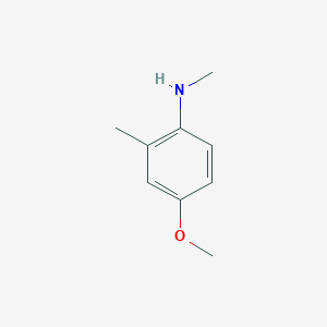 molecular formula C9H14ClNO B2388479 4-甲氧基-N,2-二甲基苯胺 CAS No. 86735-53-7