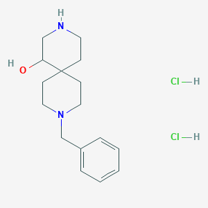 3-Benzyl-3,9-diazaspiro[5.5]undecan-11-ol dihydrochloride