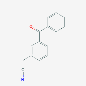 molecular formula C15H11NO B023885 3-Benzoylphenylacetonitrile CAS No. 21288-34-6