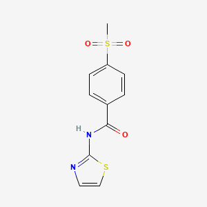 4-methylsulfonyl-N-(1,3-thiazol-2-yl)benzamide
