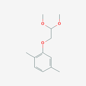 molecular formula C12H18O3 B2388576 2-(2,2-Dimethoxyethoxy)-1,4-dimethylbenzene CAS No. 30566-12-2