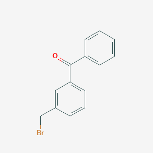molecular formula C14H11BrO B023886 3-(Bromomethyl)benzophenone CAS No. 22071-24-5
