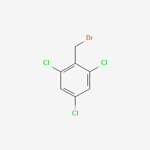 molecular formula C7H4BrCl3 B2388634 Benzene, 2-(bromomethyl)-1,3,5-trichloro- CAS No. 217479-61-3