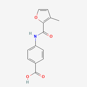 molecular formula C13H11NO4 B2388645 4-[(3-Methyl-2-furoyl)amino]benzoic acid CAS No. 499997-72-7