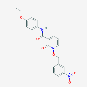 B2388714 N-(4-ethoxyphenyl)-1-((3-nitrobenzyl)oxy)-2-oxo-1,2-dihydropyridine-3-carboxamide CAS No. 852364-78-4