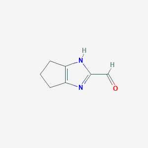 1H,4H,5H,6H-cyclopenta[d]imidazole-2-carbaldehyde