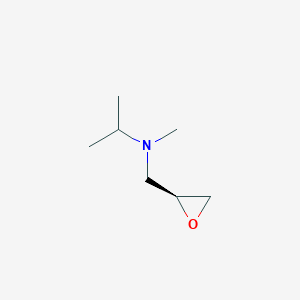 molecular formula C7H15NO B2388782 N-Methyl-N-[[(2S)-oxiran-2-yl]methyl]propan-2-amine CAS No. 1689884-87-4