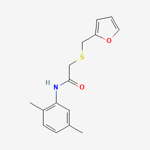 N-(2,5-dimethylphenyl)-2-((furan-2-ylmethyl)thio)acetamide