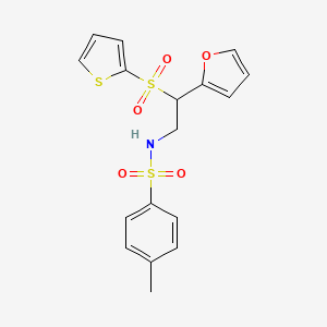 N-[2-(2-furyl)-2-(2-thienylsulfonyl)ethyl]-4-methylbenzenesulfonamide