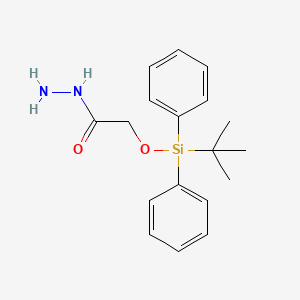 molecular formula C18H24N2O2Si B2388808 2-((tert-Butyldiphenylsilyl)oxy)acetohydrazide CAS No. 2193064-27-4