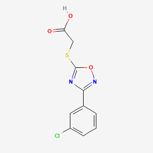 Carboxymethylthio-3-(3-chlorophenyl)-1,2,4-oxadiazol