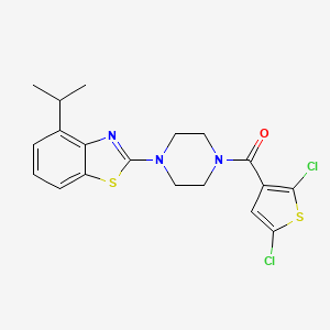 (2,5-Dichlorothiophen-3-yl)(4-(4-isopropylbenzo[d]thiazol-2-yl)piperazin-1-yl)methanone