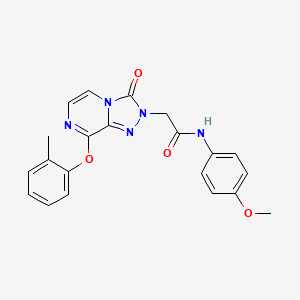 N-(4-methoxyphenyl)-2-[8-(2-methylphenoxy)-3-oxo[1,2,4]triazolo[4,3-a]pyrazin-2(3H)-yl]acetamide