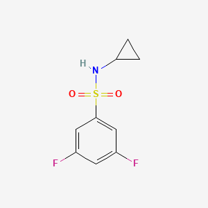 N-cyclopropyl-3,5-difluorobenzenesulfonamide