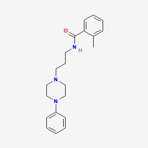 2-methyl-N-(3-(4-phenylpiperazin-1-yl)propyl)benzamide