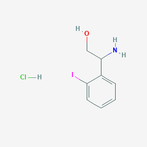molecular formula C8H11ClINO B2388884 2-Amino-2-(2-iodophenyl)ethan-1-ol hydrochloride CAS No. 2138213-69-9