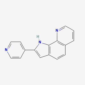 2-(4-pyridinyl)-1H-pyrrolo[3,2-h]quinoline