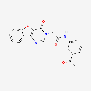 N-(3-acetylphenyl)-2-(4-oxo-[1]benzofuro[3,2-d]pyrimidin-3-yl)acetamide