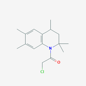 1-(Chloroacetyl)-2,2,4,6,7-pentamethyl-1,2,3,4-tetrahydroquinoline