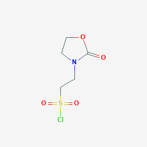 2-(2-Oxo-1,3-oxazolidin-3-yl)ethane-1-sulfonyl chloride