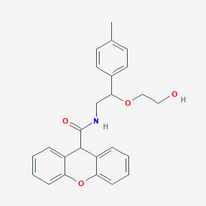 N-(2-(2-hydroxyethoxy)-2-(p-tolyl)ethyl)-9H-xanthene-9-carboxamide