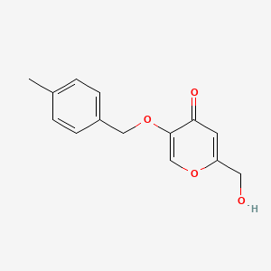 2-(hydroxymethyl)-5-[(4-methylbenzyl)oxy]-4H-pyran-4-one