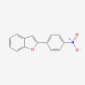 molecular formula C14H9NO3 B2388976 2-(4-Nitrofenil)-1-benzofurano CAS No. 787-64-4