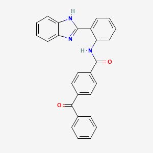N-(2-(1H-benzo[d]imidazol-2-yl)phenyl)-4-benzoylbenzamide