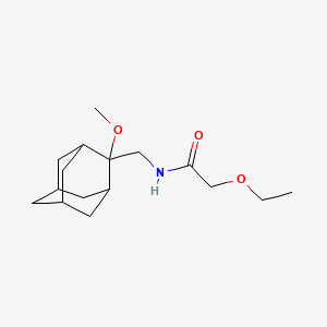 molecular formula C16H27NO3 B2389006 2-ethoxy-N-(((1R,3S,5r,7r)-2-methoxyadamantan-2-yl)methyl)acetamide CAS No. 1797900-89-0