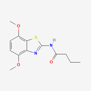 N-(4,7-dimethoxybenzo[d]thiazol-2-yl)butyramide