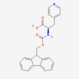 molecular formula C23H20N2O4 B2389017 Fmoc-D-4-Pyridylalanine CAS No. 169555-95-7; 205528-30-9