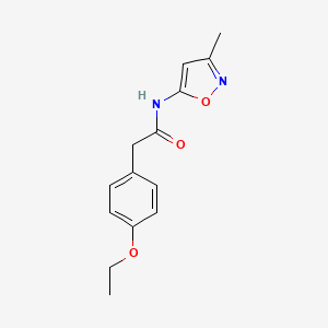 2-(4-ethoxyphenyl)-N-(3-methylisoxazol-5-yl)acetamide