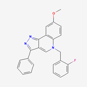 5-(2-fluorobenzyl)-8-methoxy-3-phenyl-5H-pyrazolo[4,3-c]quinoline
