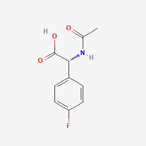 (R)-2-Acetamido-2-(4-fluorophenyl)acetic acid