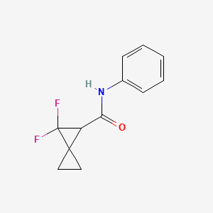 2,2-Difluoro-N-phenylspiro[2.2]pentane-1-carboxamide