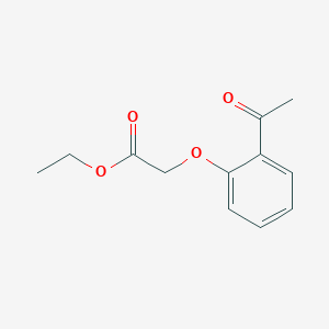 molecular formula C12H14O4 B2389053 Ethyl 2-(2-acetylphenoxy)acetate CAS No. 63815-27-0