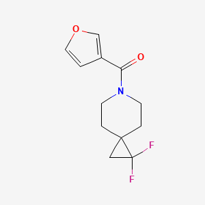 1,1-Difluoro-6-(furan-3-carbonyl)-6-azaspiro[2.5]octane