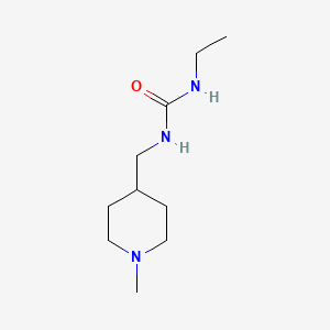 molecular formula C10H21N3O B2389095 1-Ethyl-3-((1-methylpiperidin-4-yl)methyl)urea CAS No. 1210844-85-1