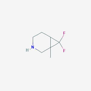 7,7-Difluoro-1-methyl-3-azabicyclo[4.1.0]heptane