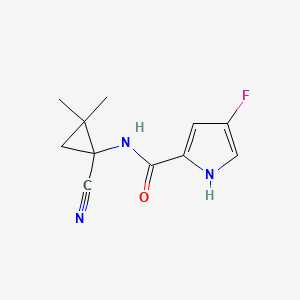 N-(1-cyano-2,2-dimethylcyclopropyl)-4-fluoro-1H-pyrrole-2-carboxamide