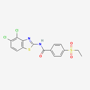 N-(4,5-dichlorobenzo[d]thiazol-2-yl)-4-(ethylsulfonyl)benzamide