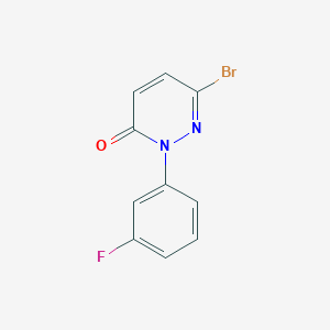 6-Bromo-2-(3-fluorophenyl)pyridazin-3(2H)-one