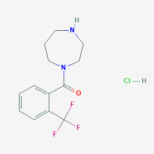 1-[2-(Trifluoromethyl)benzoyl]-1,4-diazepane hydrochloride