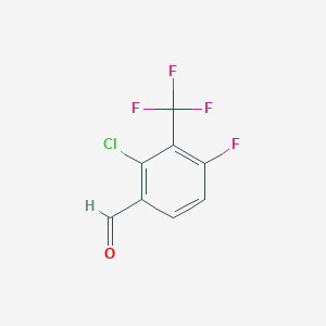 2-Chloro-4-fluoro-3-(trifluoromethyl)benzaldehyde