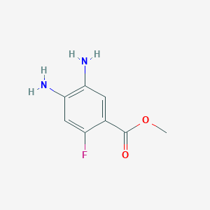 molecular formula C8H9FN2O2 B2389222 Methyl 4,5-diamino-2-fluorobenzoate CAS No. 936939-69-4