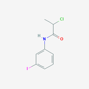 2-chloro-N-(3-iodophenyl)propanamide