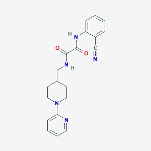 N1-(2-cyanophenyl)-N2-((1-(pyridin-2-yl)piperidin-4-yl)methyl)oxalamide