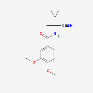 N-(1-cyano-1-cyclopropylethyl)-4-ethoxy-3-methoxybenzamide